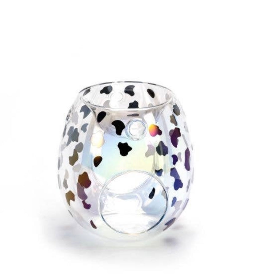 Dalmation Print Glass Wax Warmer - TheWaxMouse