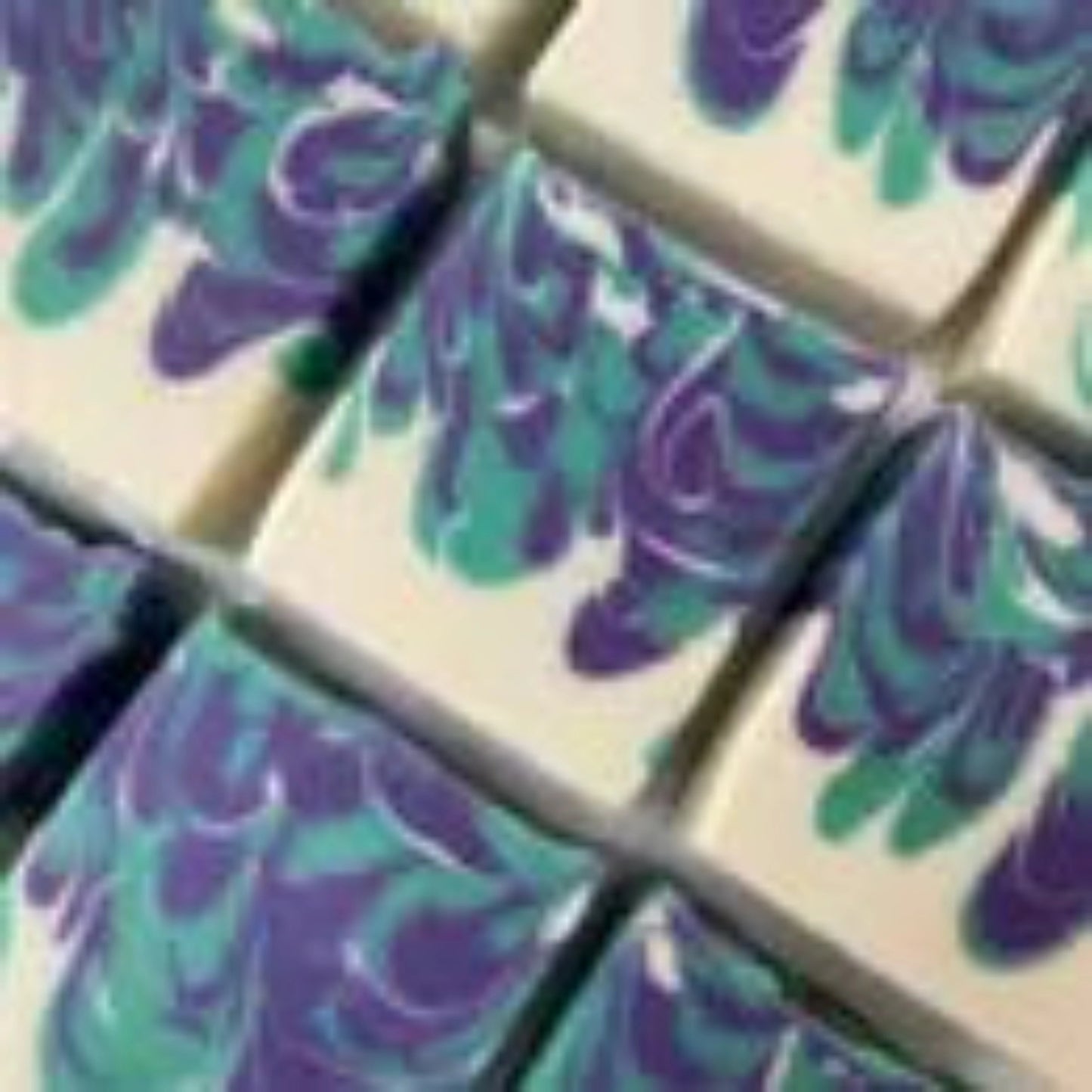 Lavender & Peppermint Vegan Soap Slice - TheWaxMouse